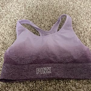 purple sports bra